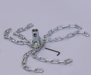 7245L Chain Whip, Large for up to 12"x12" flues w/large ButtonLok connector